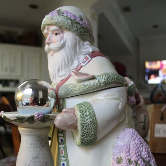 Pfaltzgraff Portfolio Naturewood "2000" Cookie Jar Vintage - Picture 6 of 16